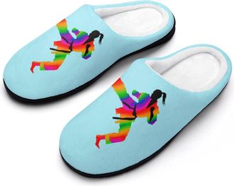 Generic Karate Martial Mens Slippers Comfortable And Non-slip Cotton Slipper Shoe for House