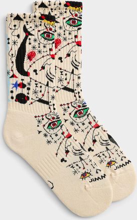 Jimmy Lion Womens Numbers and constellations socks
