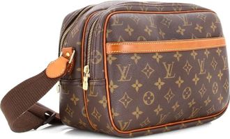 Louis Vuitton Reporter Bag Monogram Canvas PM crossbody bag - Bruin