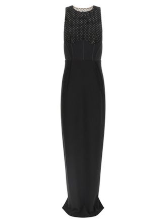 Elisabetta Franchi Black Red Carpet dress