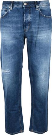 Dondup Brighton Jeans - Heren - Regular Fit Jeans - Blauw - W38 - Katoen - Jeans
