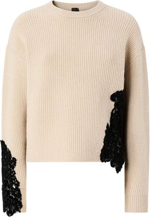 Pinko Maglione con applicazione - Toni neutri