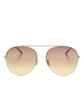 Gucci round-frame gradient sunglasses - Neutrals