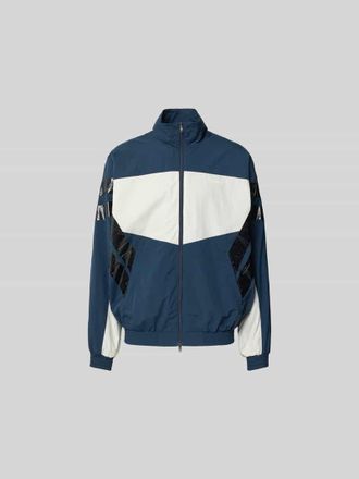 VETEMENTS Trainingsjacke mit Stehkragen in Blau, Gr&ouml;&szlig;e XL