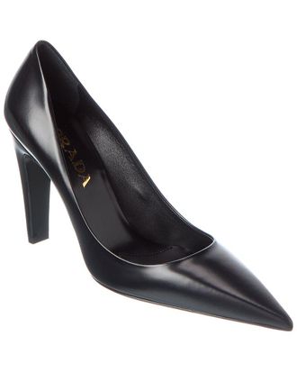 Prada Leather Pointy-Toe Pump