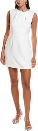 Milly Nyra Crepe Crystal Embellished Mini Dress