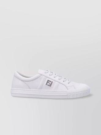 Fendi leather domino low-top sneakers
