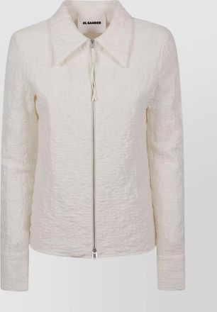 Jil Sander textured long sleeve top