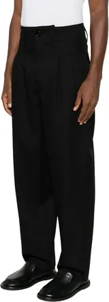 Ami Heren, Broeken, Zwart, Maat: XL Wol