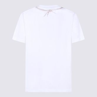 Moschino Mens T-Shirts And Polos White _100 % Co