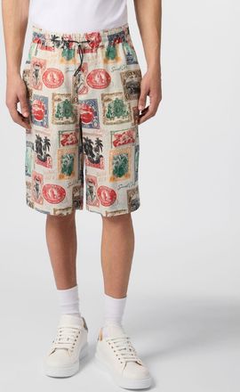 Billionaire Boys Club Pantaloncini in lino stampato