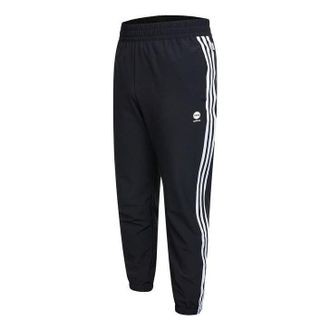 adidas Mens adidas neo Side Stripe Casual Sports Pants/Trousers/Joggers Black HD4717