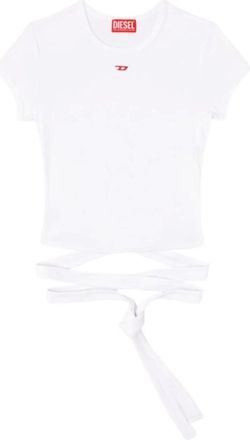Diesel Camisetas - Tops - Mujer - Blanco - XS