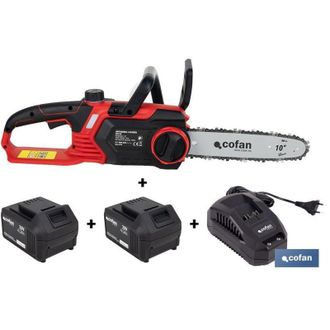 cofan Cofan - Conjunto Motosierra A Bater&iacute;a 20 V + Bater&iacute;a 20 V 4.0 Ah