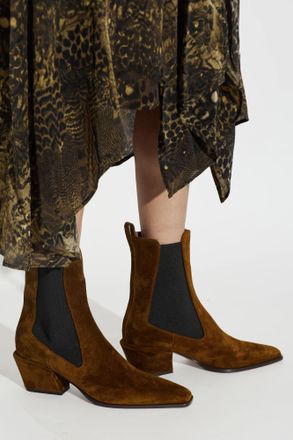 PARIS TEXAS Bettina 50 Heeled Ankle Boots, Womens, Brown