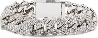 Darkai Prong Pav&eacute; Gemstones Bracelet