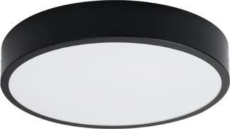 Sollux Lighting Design Led Deckenlampe Onyx ø 40cm, Schwarz