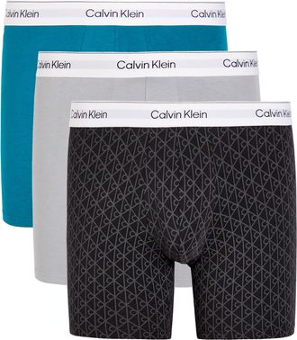 Calvin Klein Icon Stretch-cotton Boxer Briefs - set of Three - Multicoloured - M