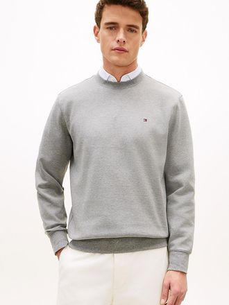 Tommy Hilfiger Mens TH Performance Intechno Knit Sweatshirt - Grey - XXL