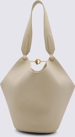 Khaite Ivory Leather Satchel