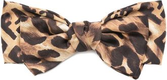 Fendi Leopard Print Bow Hair Accessory