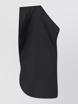 Stella McCartney asymmetric draped sleeveless top knee length
