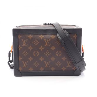 Louis Vuitton Brown Coated Canvas Leather Handbag Shoulder Bag (Pre-Owned)