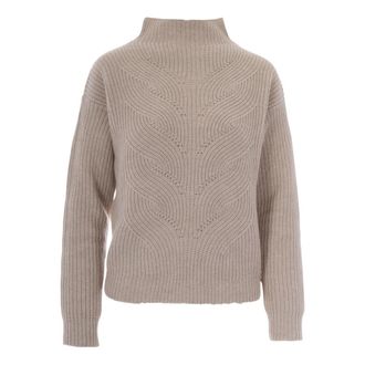 Herno Dames, Truien, Beige, Maat: S Wol