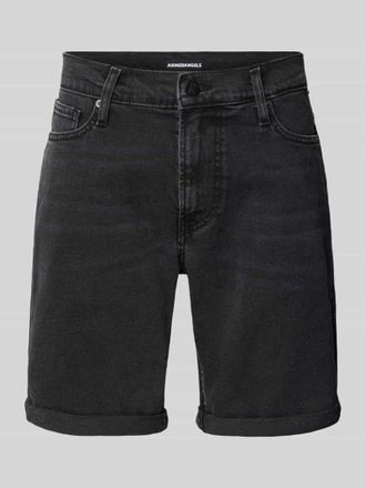 Armedangels Armedangels Slim Fit Jeansshorts aus Baumwoll-Mix Modell NAAILO in Dunkelgrau, Gr&ouml;&szlig;e 30
