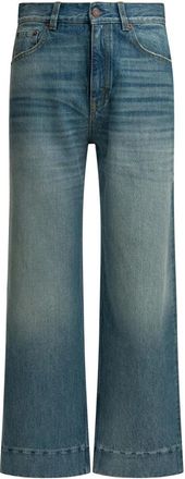 Chlo&eacute; High-rise Cropped Jeans - Dames - Cropped Jeans - Blauw - W26 - Katoen - Jeans