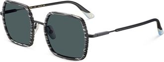 Etnia Barcelona Azahara Polarized BK Womens Sunglasses Black Size 53