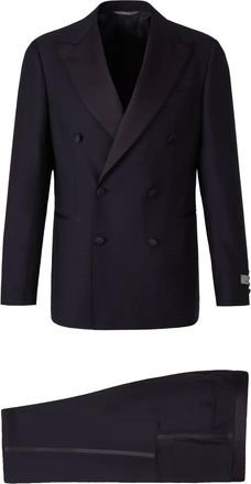 Canali Completo due pezzi in lana - Blu