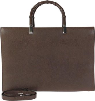 Gucci Bamboo 2Way Tote Shoulder Bag (Authentic Pre-Loved)