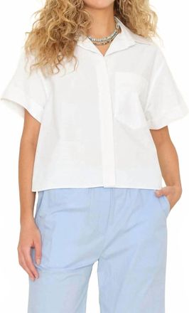 Xirena Drake Short Sleeve Shirt In White