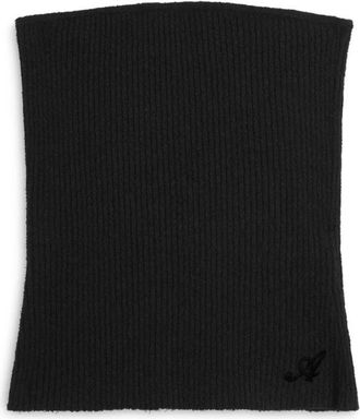 Axel Arigato Ribgebreide Strapless Top met Zoomsplit - Dames - Tops zonder mouwen - Zwart - S - Katoen - Tops