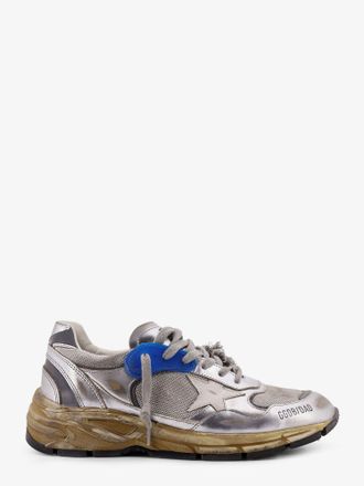 Golden Goose Sneakers in mesh e pelle con logo laterale - GOLDEN GOOSE DELUXE BRAND - gender_Man