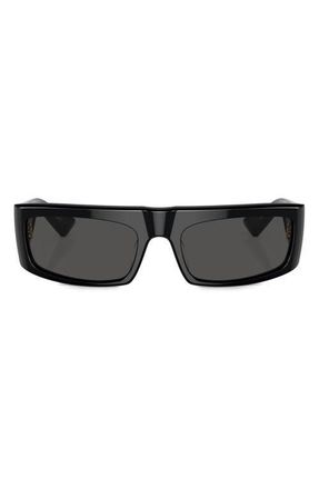 Oliver Peoples x KHAITE 1979C 56mm Rectangular Sunglasses in Black at Nordstrom