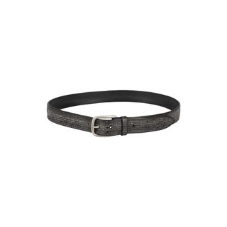 Orciani Bull Soapy Riem - Heren - Accessoires - Zwart - Maat: 85 CM Leer