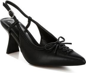 London Rag Danvers Pointed Toe Slingback Pump in Black at Nordstrom Rack, Size 8.5