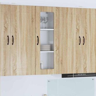 vidaXL vidaXL Pensile cucina Rovere Sonoma 40 x 31 x 100 cm Legno multistrato