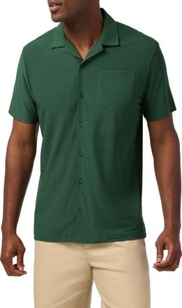 Mizzen+Main Copa Performance Camp Shirt in Pine at Nordstrom, Size X-Large