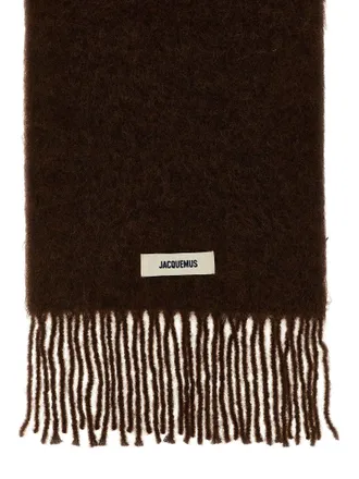 Jacquemus LEcharpe Carro Scarf - Brown