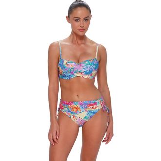 Sunsets Loretta Bandeau Bikini Swimsuit Top - D Cup in Aloha Vista at Nordstrom, Size 34