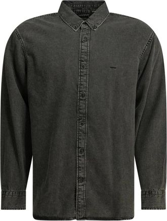 Levi's Camicia Classica in Denim con Bottoni - - Shirts - Uomo - Nero - S