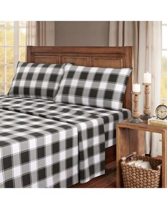 Kathy Ireland 100% Turkish Cotton Flannel Sheet Set