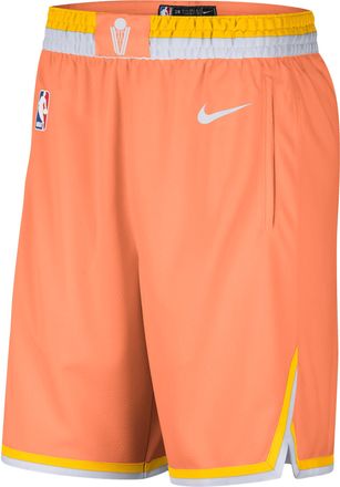 Nike Cleveland Cavaliers City Edition Nike Mens Dri-FIT NBA Swingman Shorts in Orange | HM6032-835