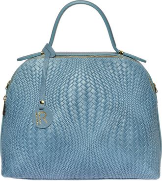 Isabella Rhea Turquoise Leren Tas