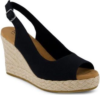 Toms Camill Slingback Sandal in Black at Nordstrom, Size 9.5