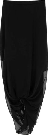 Maison Margiela Midi Rok - Dames - Midirokken - Zwart - 3XS - Rokken