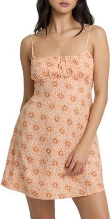 Billabong Dreaming of Sun Mini Sundress in Light Peach at Nordstrom Rack, Size X-Large